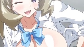 anime ass big-tits blonde classroom doggy-style hairy hentai japanese